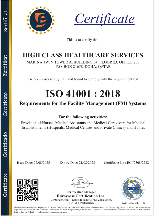 ISO 41001 Certificate
